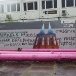 Grafitti Near Alexanderplatz, Berlin. Photo by Scarlett Messenger
