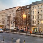 Sunset on Torstraße, Berlin. Photo by Scarlett Messenger