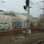 Train Station Graffiti, Berlin. Photo by Scarlett Messenger