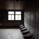 Toilets, Sachsenhausen Concentration Camp, Oranienburg. Photo by Scarlett Messenger