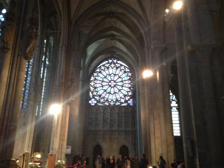 Basilique Saint-Nazaire-et-Saint-Celse de Carcassonne, Carcassonne, France. Photo by Scarlett Messenger